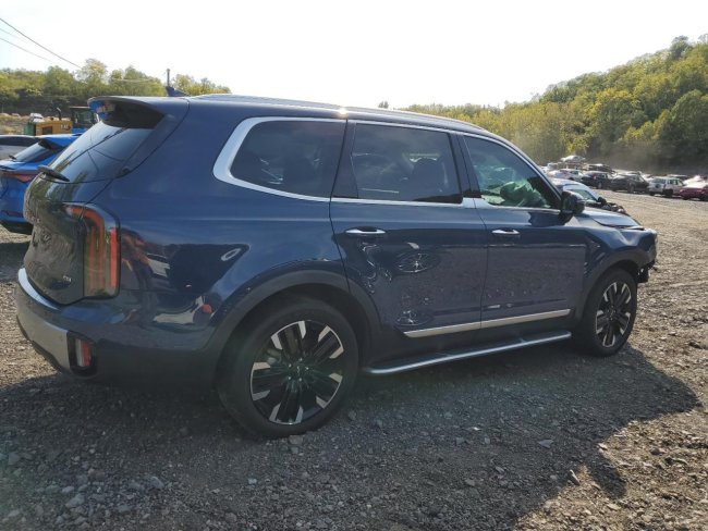 Salvage 2023 Kia Telluride Sx in Blue