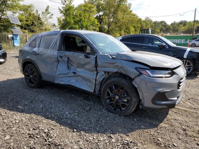 Salvage 2025 Honda Hr-v Sport in Gray