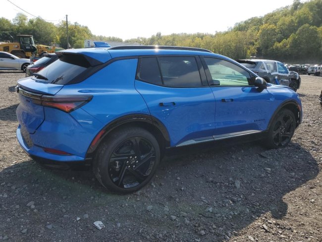 Salvage 2025 Chevrolet Equinox Rs in Blue