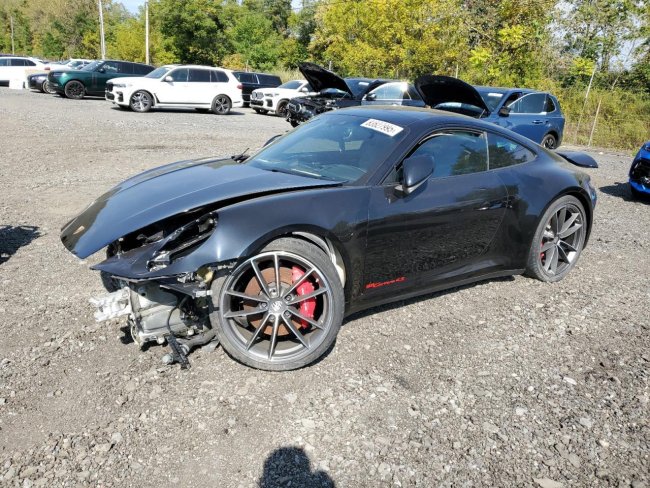 Salvage 2020 Porsche 911 Carrera 4s in Black