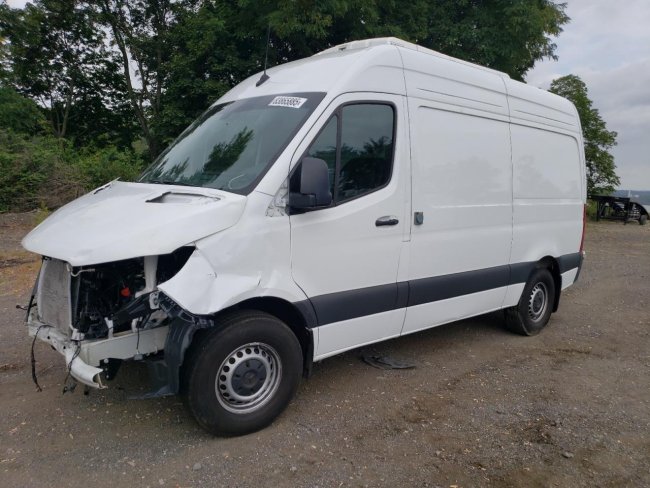 Salvage 2024 Mercedes-benz Sprinter Refrigerator Van in White