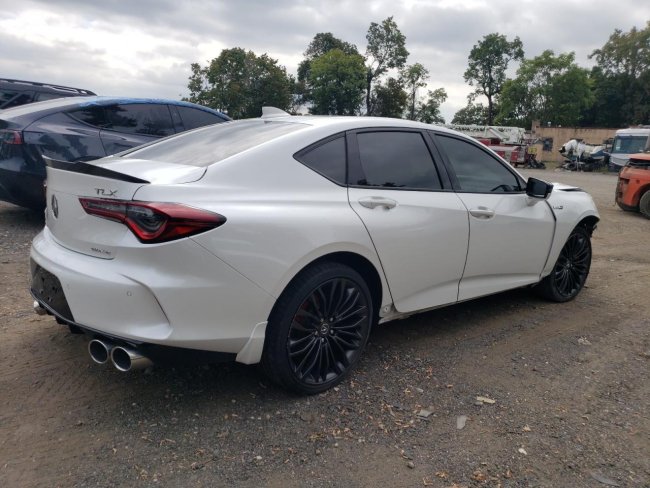 Salvage 2022 Acura Tlx Type S in White