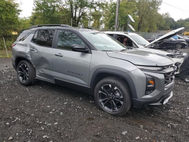 Salvage 2025 Chevrolet Equinox Rs in Gray