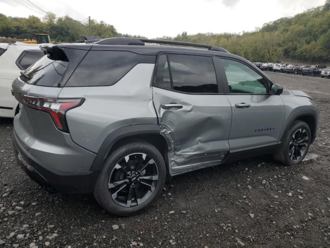 Salvage 2025 Chevrolet Equinox Rs in Gray