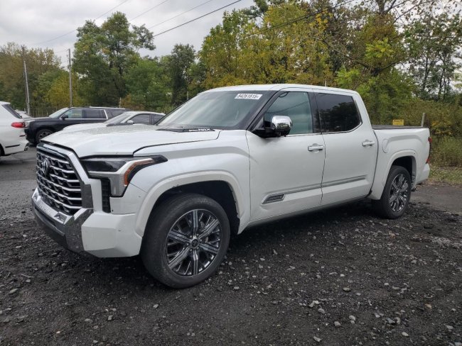 Salvage 2022 Toyota Tundra Capstone in White