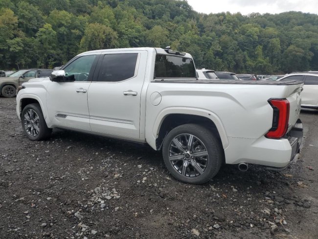 Salvage 2022 Toyota Tundra Capstone in White
