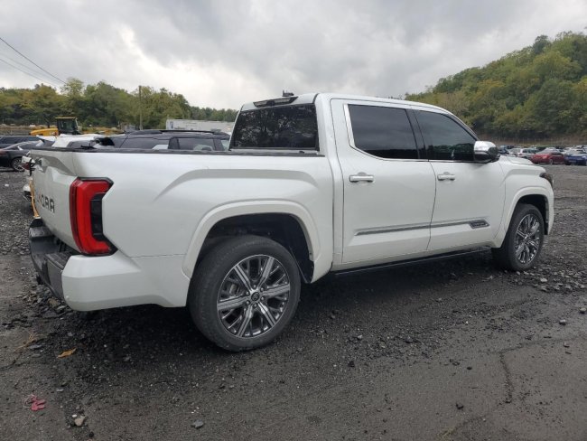 Salvage 2022 Toyota Tundra Capstone in White