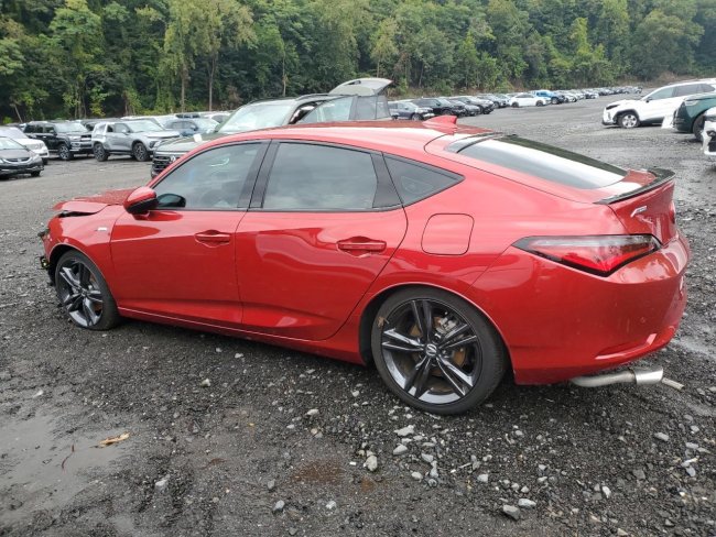 Salvage 2025 Acura Integra A-spec Tech in Burgundy