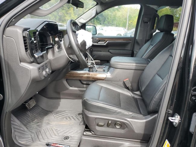 Salvage 2024 Chevrolet Silverado Trail Boss in Black