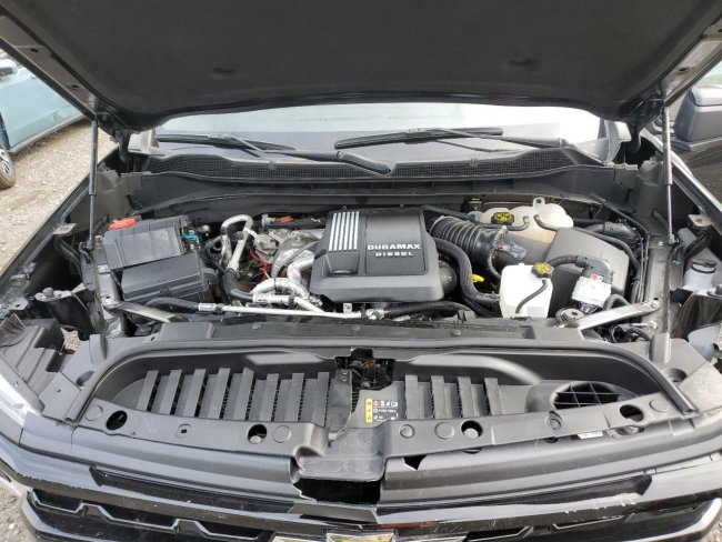 Salvage 2024 Chevrolet Silverado Trail Boss in Black