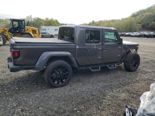 Salvage 2025 Jeep Gladiator Sport in Gray
