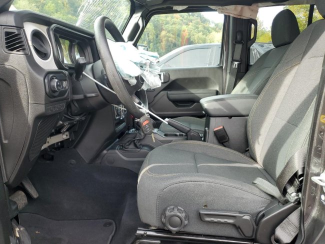 Salvage 2025 Jeep Gladiator Sport in Gray