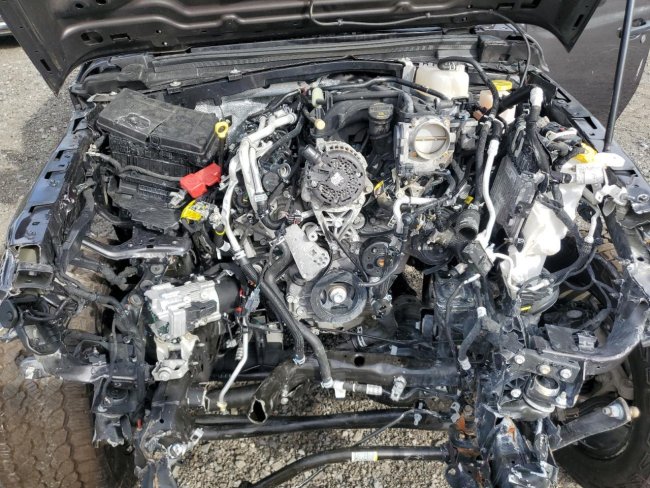 Salvage 2025 Jeep Gladiator Sport in Gray