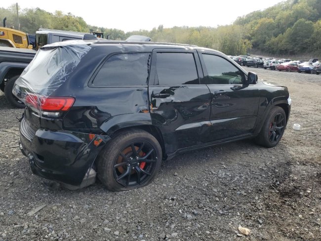 Salvage 2018 Jeep Grand Cherokee Srt-8 in Black