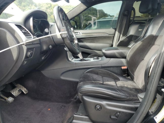 Salvage 2018 Jeep Grand Cherokee Srt-8 in Black