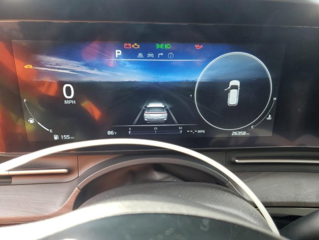 Salvage 2023 Kia Carnival Sx in Burgundy