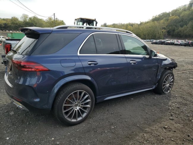 Salvage 2024 Mercedes-benz Gle 450e 4matic in Blue