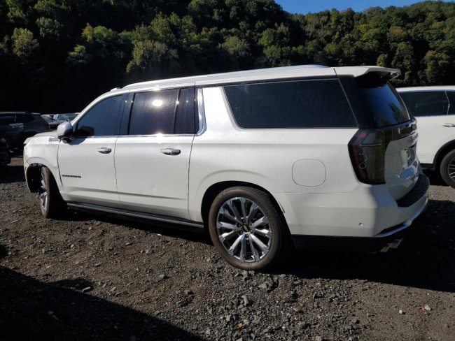 Salvage 2025 Chevrolet Suburban High Country in White