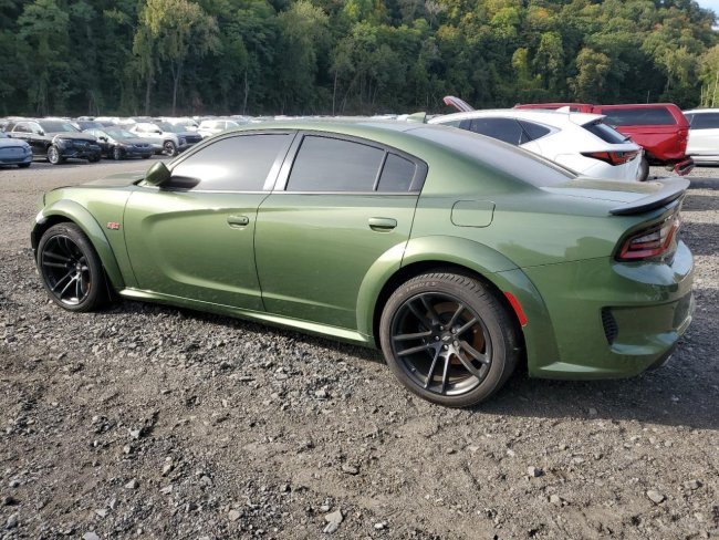 Salvage 2022 Dodge Charger Scat Pack in Green