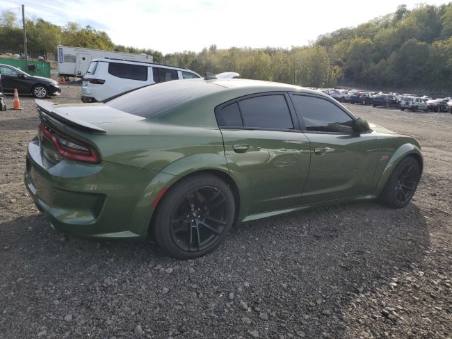 Salvage 2022 Dodge Charger Scat Pack in Green