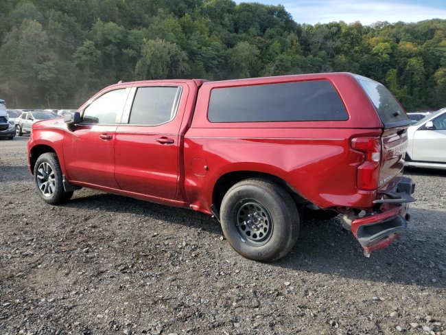 Salvage 2024 Chevrolet Silverado Rst in Burgundy