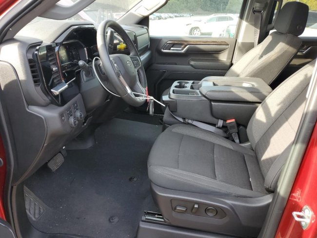 Salvage 2024 Chevrolet Silverado Rst in Burgundy