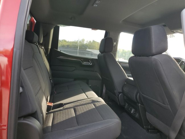Salvage 2024 Chevrolet Silverado Rst in Burgundy