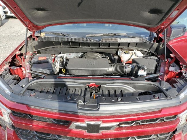 Salvage 2024 Chevrolet Silverado Rst in Burgundy