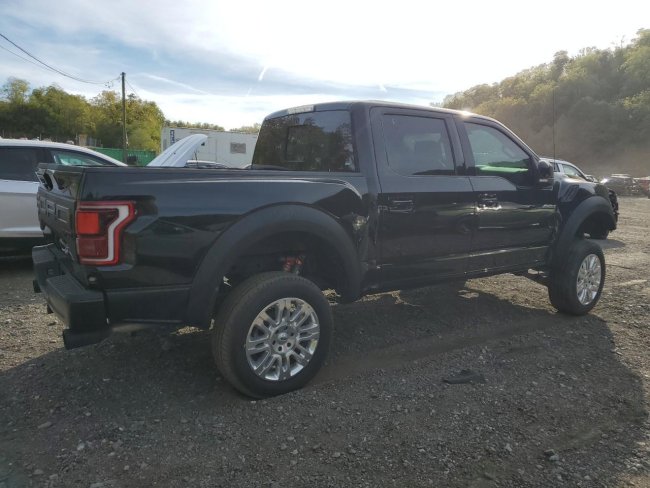 Salvage 2020 Ford F150 Raptor in Black