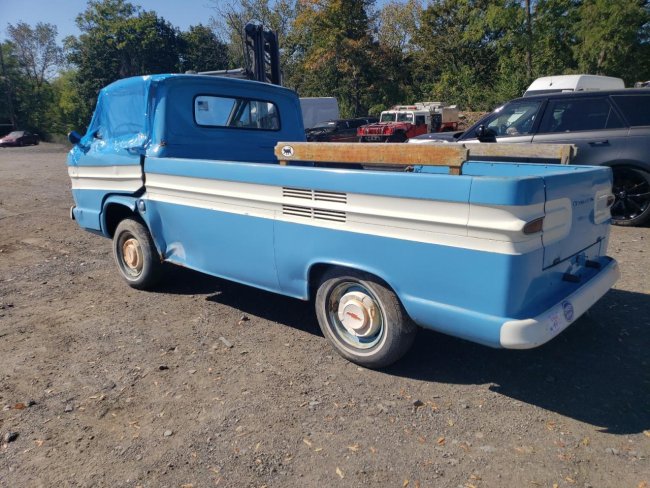 Salvage 1963 Chevrolet Corvair Pick Up in Blue