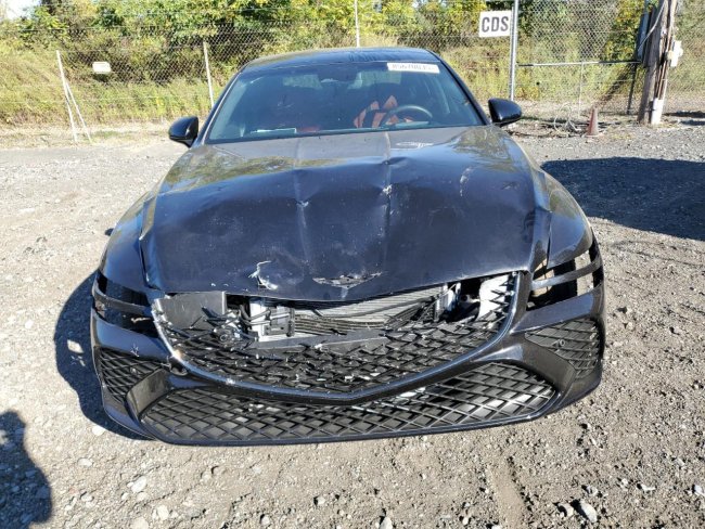 Salvage 2025 Genesis G80  in Black