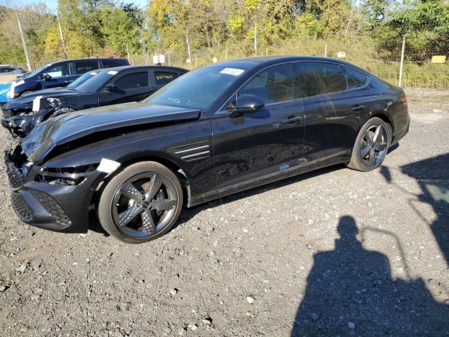 Salvage 2025 Genesis G80  in Black