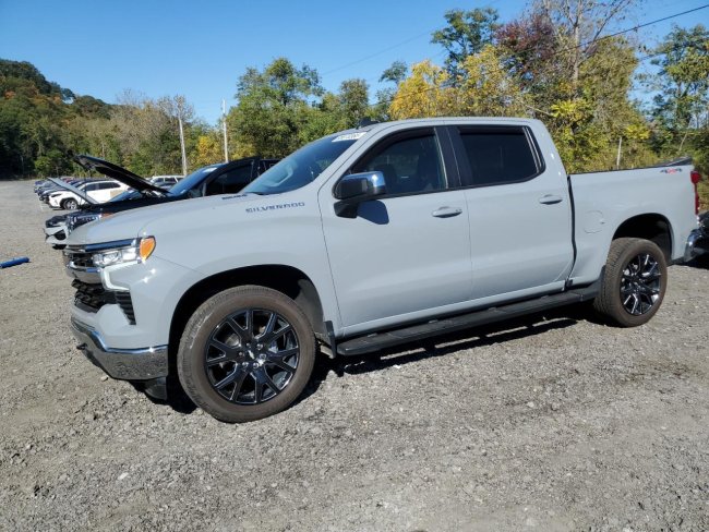 Salvage 2024 Chevrolet Silverado  in Gray
