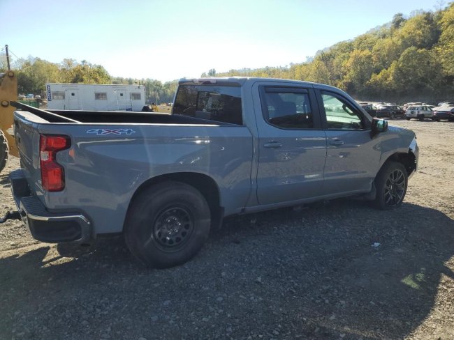 Salvage 2024 Chevrolet Silverado  in Gray