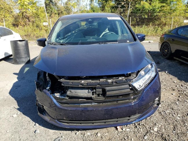 Salvage 2024 Honda Odyssey Exl in Blue