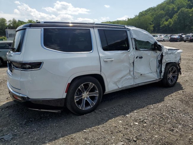 Salvage 2024 Jeep Grand Wagoneer  in White