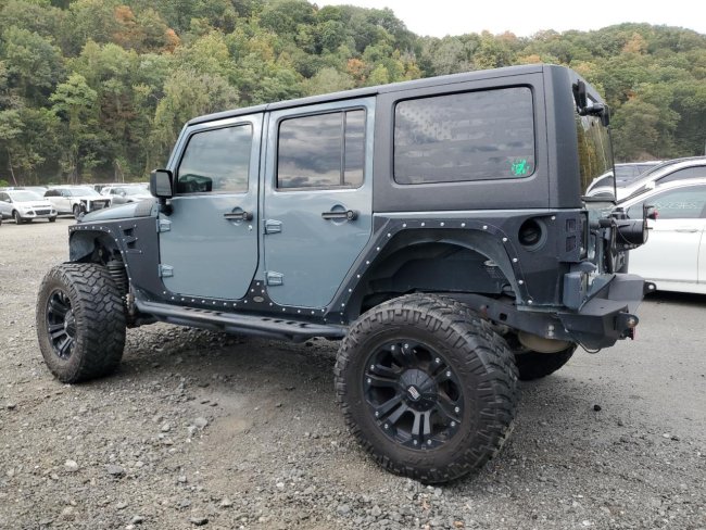 Salvage 2015 Jeep Wrangler Unlimited Sport in Blue