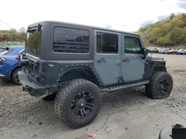 Salvage 2015 Jeep Wrangler Unlimited Sport in Blue