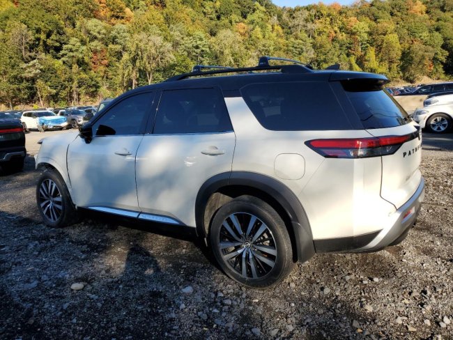 Salvage 2023 Nissan Pathfinder Platinum in White