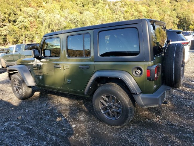 Salvage 2024 Jeep Wrangler Sport in Green