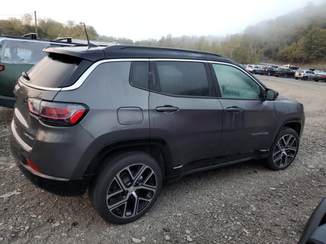 Salvage 2024 Jeep Compass Limited in Gray