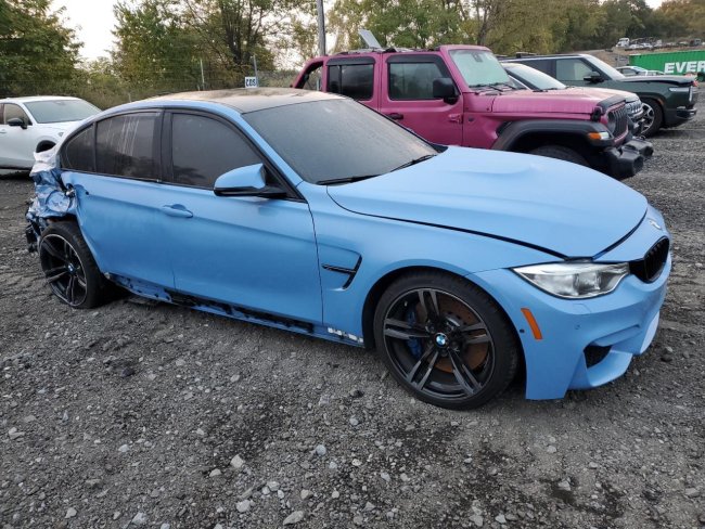 Salvage 2016 Bmw M3  in Blue