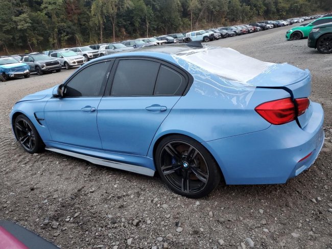 Salvage 2016 Bmw M3  in Blue
