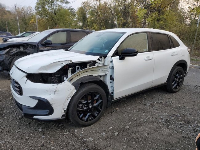 Salvage 2024 Honda Hr-v  in White
