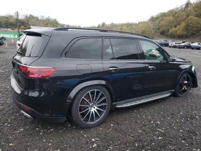 Salvage 2024 Mercedes-benz Gls 580 4matic in Черный