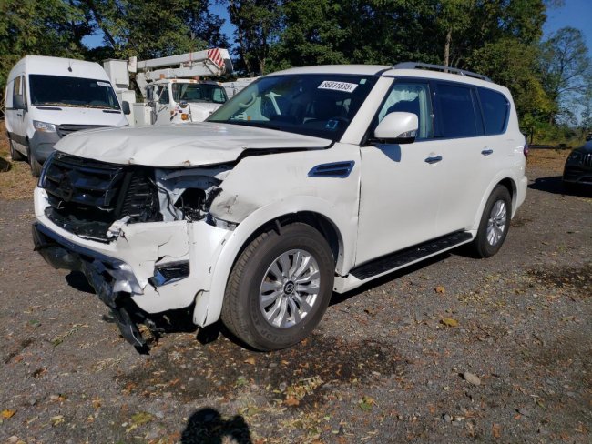 Salvage 2024 Nissan Armada  in Белый