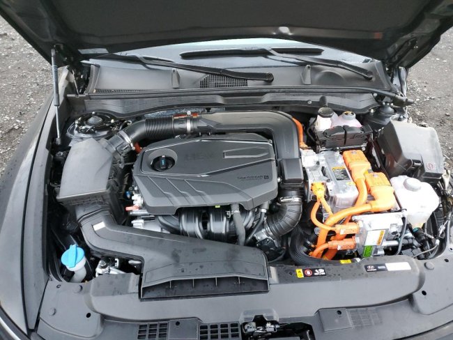 Salvage 2025 Hyundai Sonata Hybrid in Black
