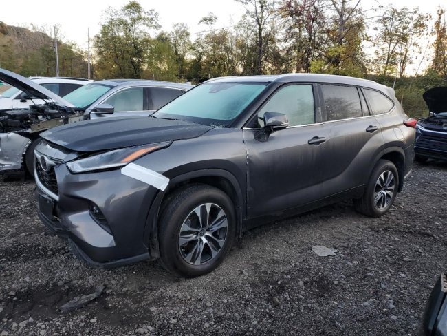 Salvage 2024 Toyota Highlander  in Gray