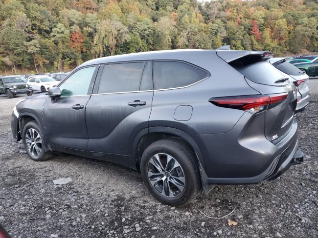 Salvage 2024 Toyota Highlander  in Gray