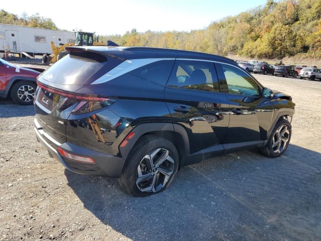Salvage 2024 Hyundai Tucson Limited in Black